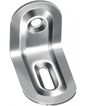 Verstellwinkel L.39x28mm B.22mm S.1mm STA roh blau verz.VORMANN