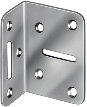 Verstellwinkel L.50x35mm B.70mm S.2mm STA roh blau verz.VORMANN