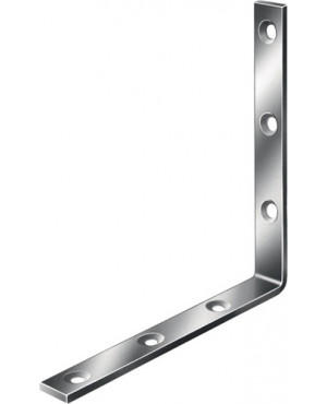 Winkel sta.L.100mm B.20mm S.5mm STA blau verz.VORMANN