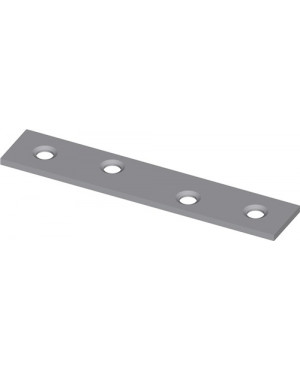 Verbindungsblech L.50mm B.15mm S.1,8mm STA galv. gelb verz.