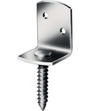 Flechtzaunbeschlag 35x39x30mm VA 1.4301 ma L-Form VORMANN