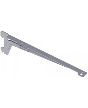 Winkelträger 10300 L.330mm p.Träger 55kg STA weiß m.2 Einhängehaken