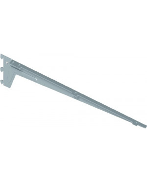 Winkelträger 10300 L.480mm p.Träger 65kg STA weißalu.m.3 Einhängehaken
