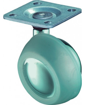 Kugellenkrolle D.53mm m.Platte