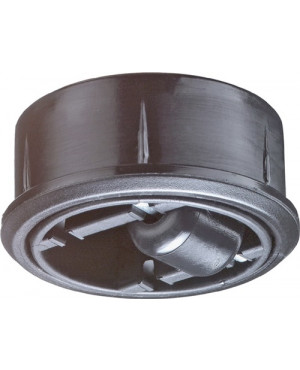 Kunststoffglocke D.65mm Trgf.50kg Einpresstiefe 18mm weiche Böden BS ROLLEN