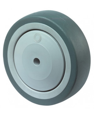 Ersatzrad D.100mm Trgf.100kg Gum.Achs-D.8mm Nabenl.36,5mm