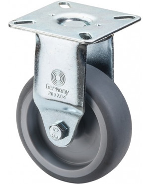 Bockrolle 50mm 50kg Vollgummi 54 x 54mm