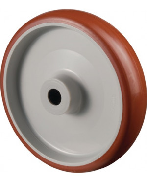 Ersatzrad D.125mm Trgf.180 kgPUR Achs-D.15mm Nabenl.44mm