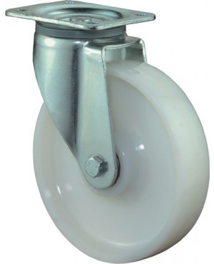 Schwerlast-Lenkrolle D.150mm Trgf.700kg Ku.Platte L135xB110mm