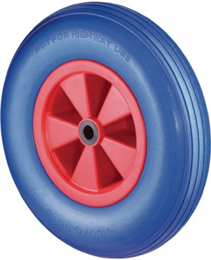 Polyurethanrad D.400mm Trgf.200kg pannensicher Ku.Rillen