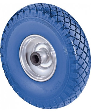 Polyurethanrad D.260mm Trgf.160kg pannensicher Stahlfelge Stollen