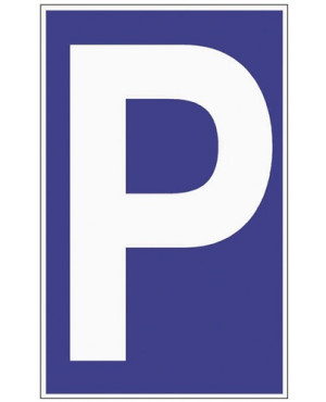 Parkplatzbeschilderung Parken L250xB400mm Ku.blau/weiß