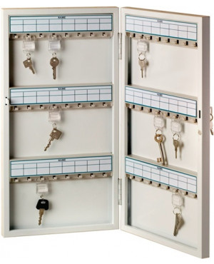 Schlüsselschrank 6750 H710xB380xT50mm 1-türig Zylinderschl.Anz.Hak.120