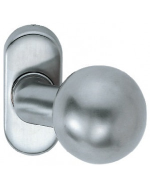 Rahmentür-Knopf 07 0846 Material VA 6204 4-KT. 8mm fest/drehb. FSB