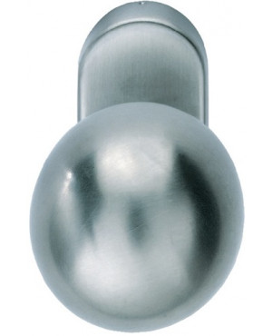 Rahmentür-Knopf 07 0802 Material VA 6204 4-KT. 9mm fest/drehb. FSB