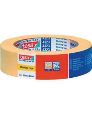 Kreppband 4323 leicht gekreppt hellbeige L.50m B.25mm Rl.TESA