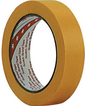 Abdeckband Scotch Masking Tape glatt goldfarben L.50m B.18mm Rl.3M