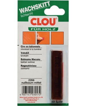 Wachskittstangen Farbe 2208 nussbaum mittel 15g Bl.CLOU