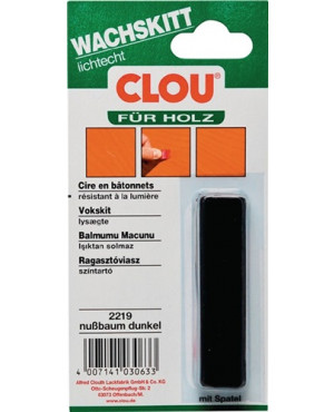 Wachskittstangen Farbe 2219 nussbaum dunkel 15g Bl.CLOU