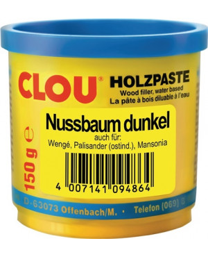 Holzpaste Farbe 13 nussbaum dunkel 150g Dose CLOU