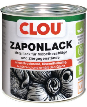 Zaponlack (Metallfirnis) L6 farblos glänzend 125 ml Dose CLOU
