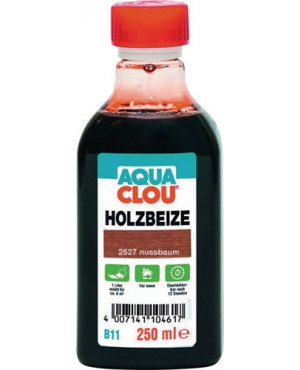 Holzbeize B11 2527 nussbaum flüssig 250 ml Flasche AQUA CLOU