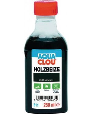 Holzbeize B11 2531 schwarz flüssig 250 ml Flasche AQUA CLOU