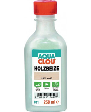 Holzbeize B11 2537 weiß flüssig 250 ml Flasche AQUA CLOU