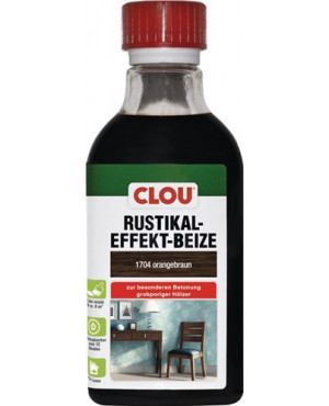 Rustikaleffektbeize B4 1704 orangebraun flüssig 250 ml Flasche CLOU