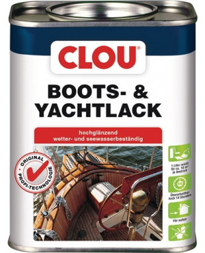 Boots-/Yachtlack farblos glänzend 0,75l Dose CLOU