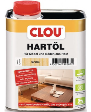 Hartöl farblos 750 ml Dose CLOU