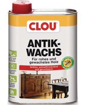 Antikwachs W2 flüssig farblos 250 ml Dose CLOU