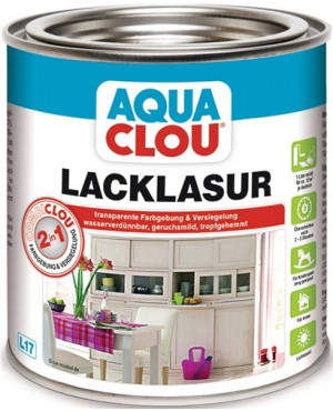 Lacklasur L17 COMBI Farbe 15 farblos 375 ml Dose AQUA CLOU