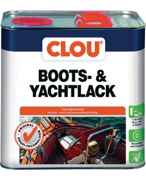 Boots-/Yachtlack farblos glänzend 2,5l Dose CLOU