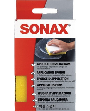 Applikationsschwamm weiß/gelb SONAX