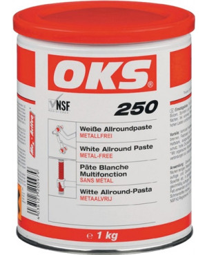 Weiße Allroundpaste 250 weiß 1000g Dose OKS