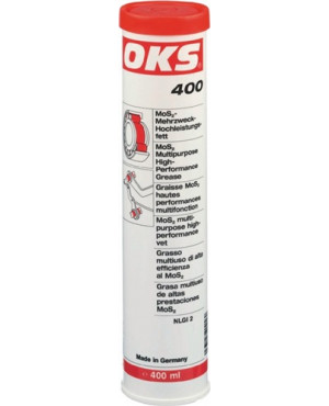 MoS² Hochleistungsfett 400 schwarz 400 ml Kartusche OKS