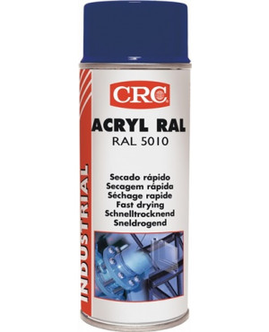 Farb-Schutzlack-Spray ACRYL RAL enzianblau glänz. RAL 5010 400 ml Spraydose CRC