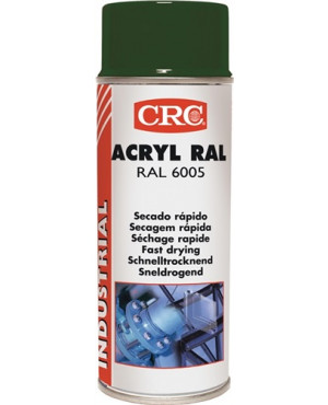 Farb-Schutzlack-Spray ACRYL RAL moosgrün glänzend RAL 6005 400 ml Spraydose CRC