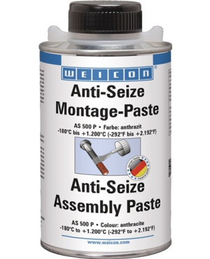 Montagepaste Anti-Seize 500g anthrazit Pinseldose WEICON