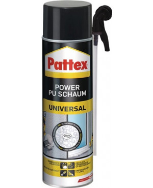 1K-Montageschaum Power Univ.PU50 500 ml B2 weiß m.Einweghandschuhe Dose PATTEX