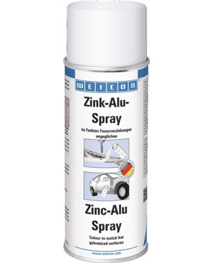Zinkaluspray alufarben 400 ml Spraydose WEICON