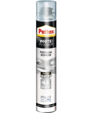 1K-Pistolenschaum White Line PUS75 750 ml B2 weiß m.Einweghandschuhe Dose PATTEX