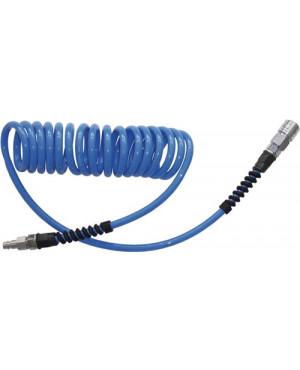 Spiralschlauchset ID 5mm AD 8mm L.3m PU Kuppl.DN 7,2 EWO