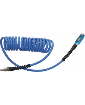 Spiralschlauchset ID 6,5mm AD 10mm L.6m PU Sicherheitsk.DN 7,4 EWO