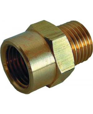 Doppelgewindenippel MS AG G 3/8 IG G 1/2 EWO