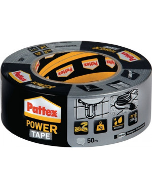 Gewebeband Power-Tape silber-grau L.50m B.50mm Rl.PATTEX