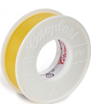 Elektroisolierband 302 gelb 10m L.10m B.15mm Rl.COROPLAST