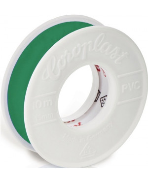Elektroisolierband 302 grün 10m L.10m B.15mm Rl.COROPLAST