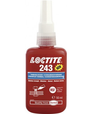 Schraubensicherung 243 50 ml mf.mv.blau NSF P1,NSF/ANSI 61 Flasche LOCTITE